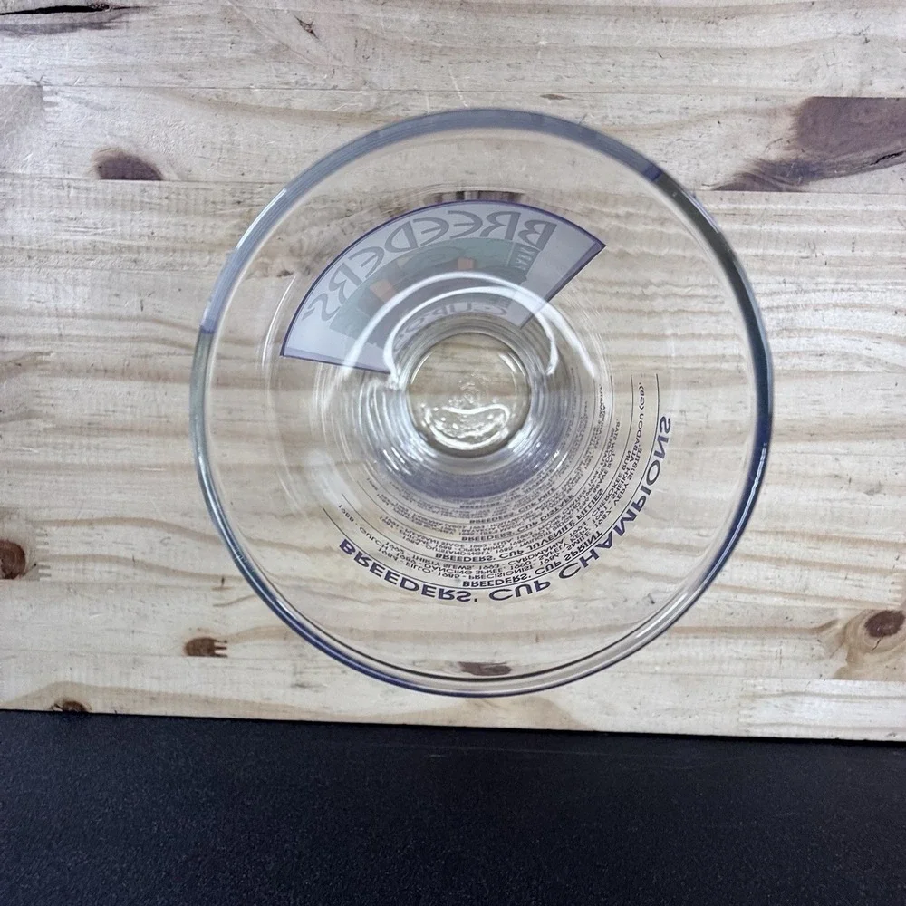 Official Breeders' Cup 1995 Champions Belmont Park Souvenir Glass Lot of‎ 2
